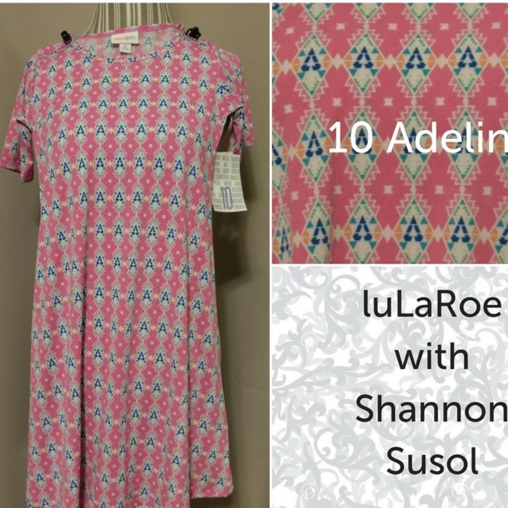 NWT LuLaRoe Girls Adeline Dress size 10